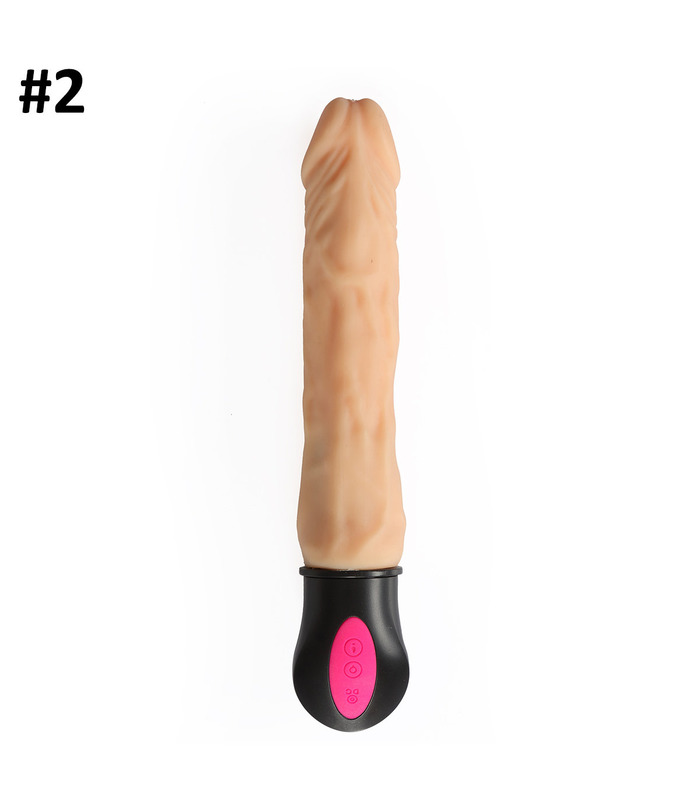 Wiederaufladbare Stoßend Dildo Smart Erwärmung Realistische Vibrator 3 Typ 12-Funktion, Sex-Spielzeug