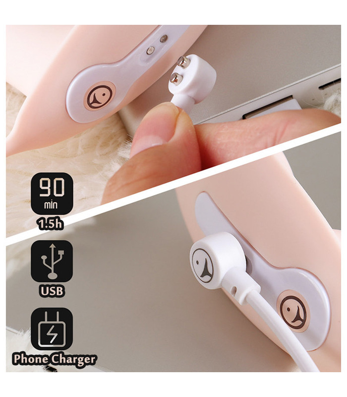 Jeusn Invisibly Wearable Wireless Remote Control Vibrator Intelligent Warming Up - Nude