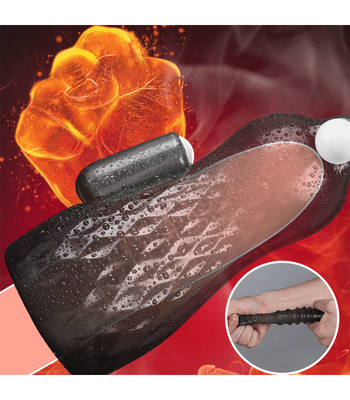 Leten Remote Control Storm Penis Glans Exercise Vibrating Trainer Masturbators