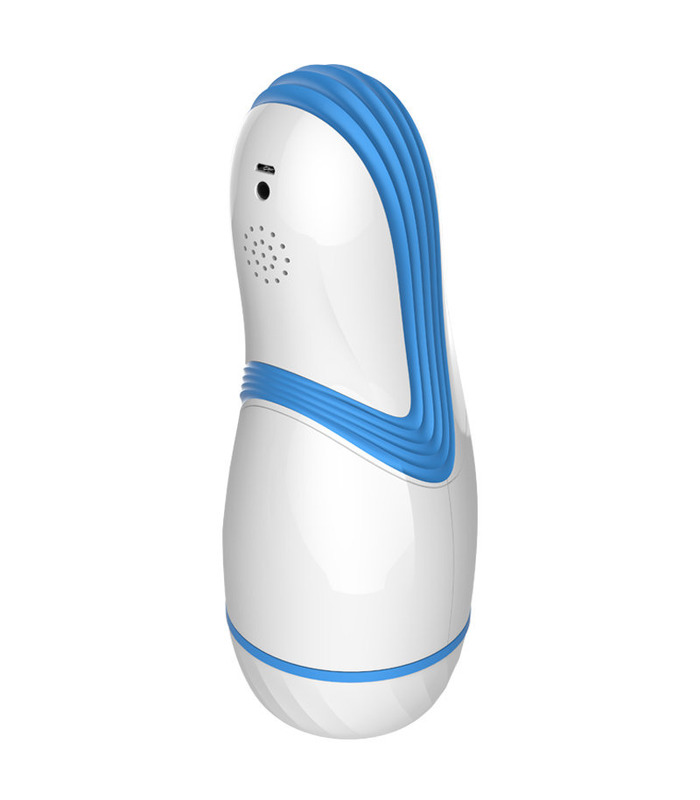 Leten Squeezable Air Compression Moan Masturbators Pussy Pocket - Blue