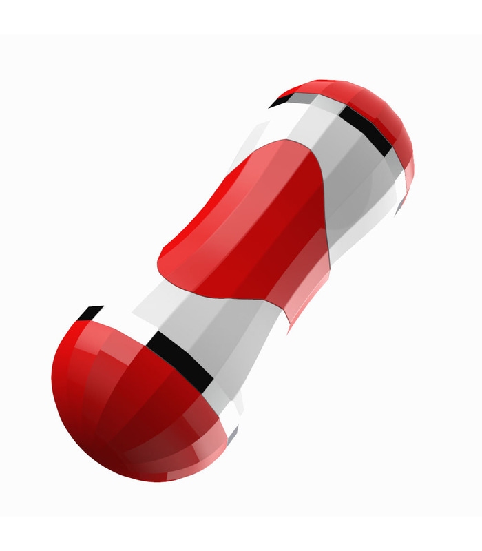 Doppeladler Flugzeug-Cup Dehnbar Masturbator Mit Zunge Zähne Emulational Adult Spielzeug Männlichen Sex - Spielzeug- Rot