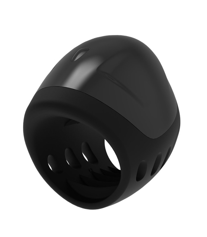 Satisfyer Men - Heat Vibrating Pocket Pussy Sex Toys Male Masturbator - Black