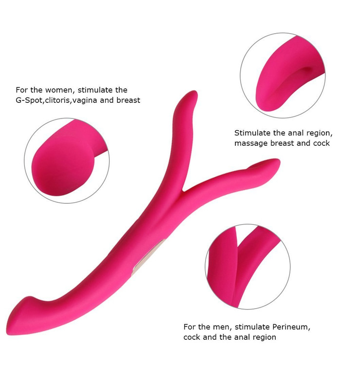 16 Modes Y-shape Vibrator Sex Toys For Women Vagina Clitoral Nipple G-spot Vibrator