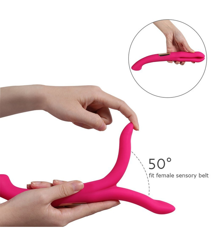 16 Modi Y-Form-Vibrator Sex-Spielzeug Für Frauen-Vagina-Klitoris-Nippel G-Punkt-Vibrator