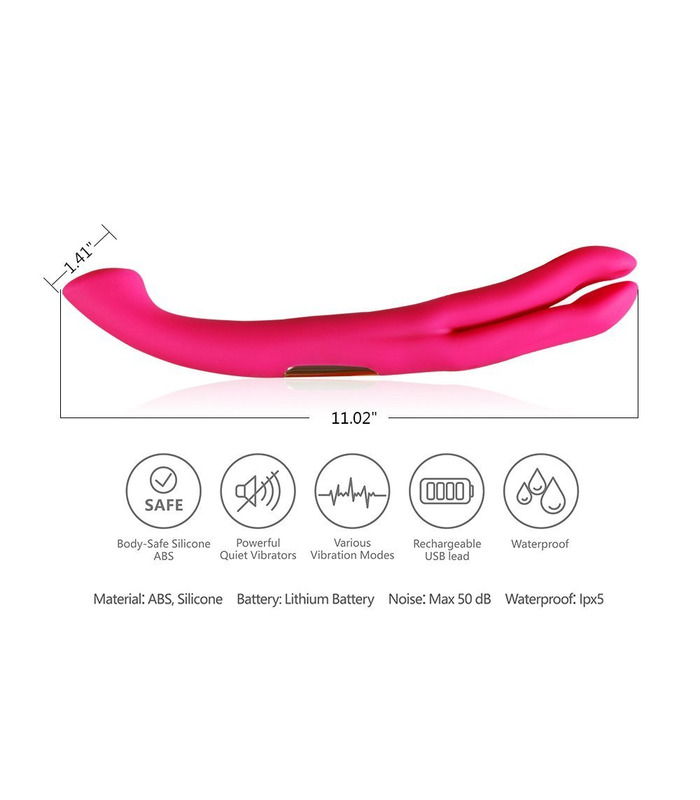 16 Modi Y-Form-Vibrator Sex-Spielzeug Für Frauen-Vagina-Klitoris-Nippel G-Punkt-Vibrator