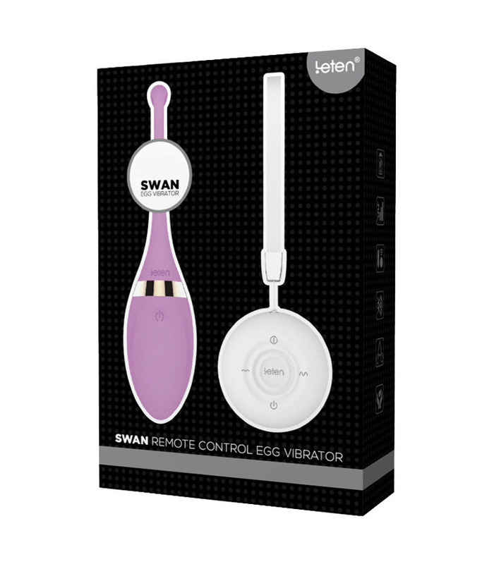 Leten Swan-Silikon-Ei Remote Control Vibrator