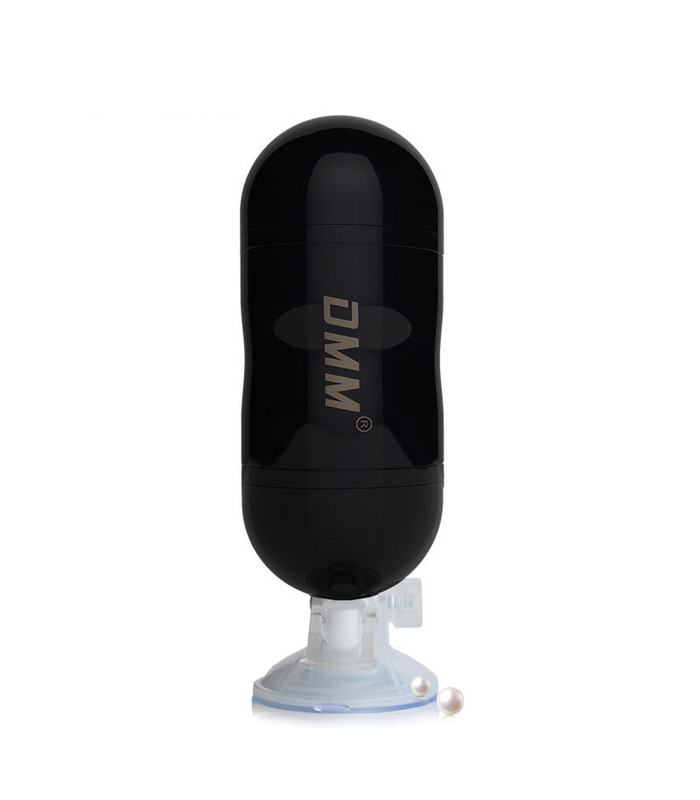 DMM 12 Frequencies Realistic Vagina Masturbator - Black