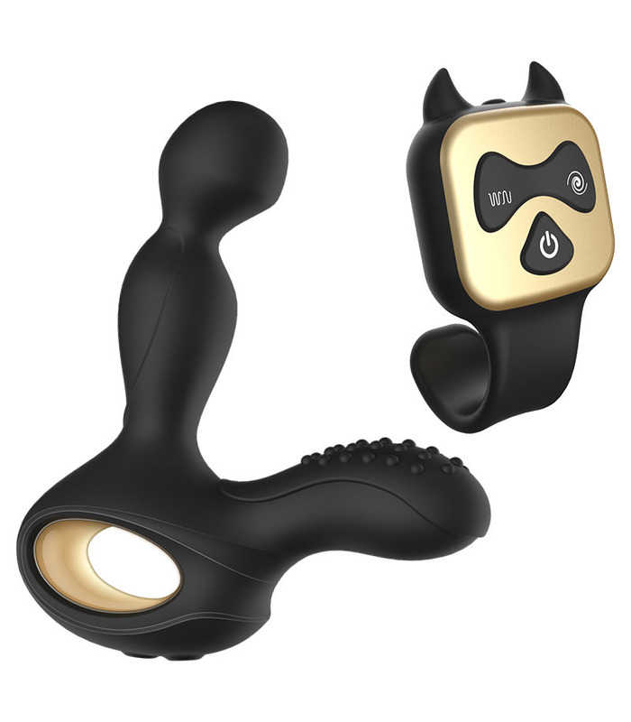 360 ° - Drehung Intelligente Heizungs-Prostata Massager Wireless Remote 10 Vibrierende Anal-Plugs G-Punkt-Stimulation