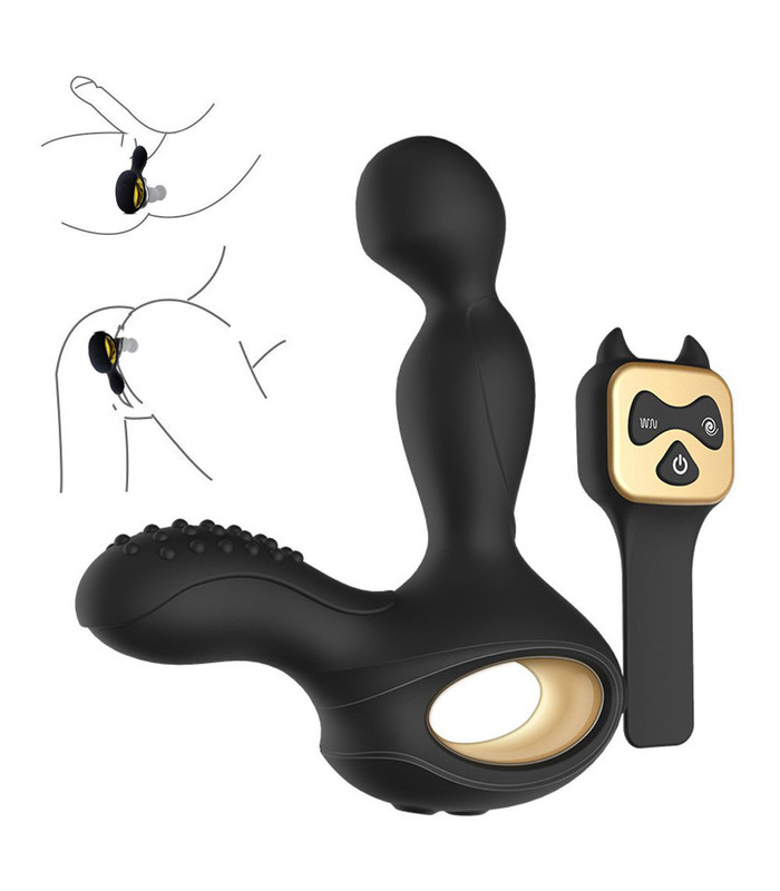 360 Rotation Smart Heating Prostate Massager Wireless Remote 10 Vibrating Anal Plugs G-Spot Stimulation Vibrator Anal Sex Toys