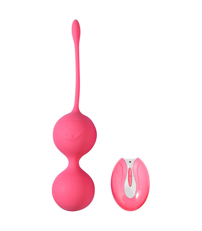 Mehrere Vibration Fernbedienung Kegel Ball Vagina Kontraktion Der Becken-Training - Rose
