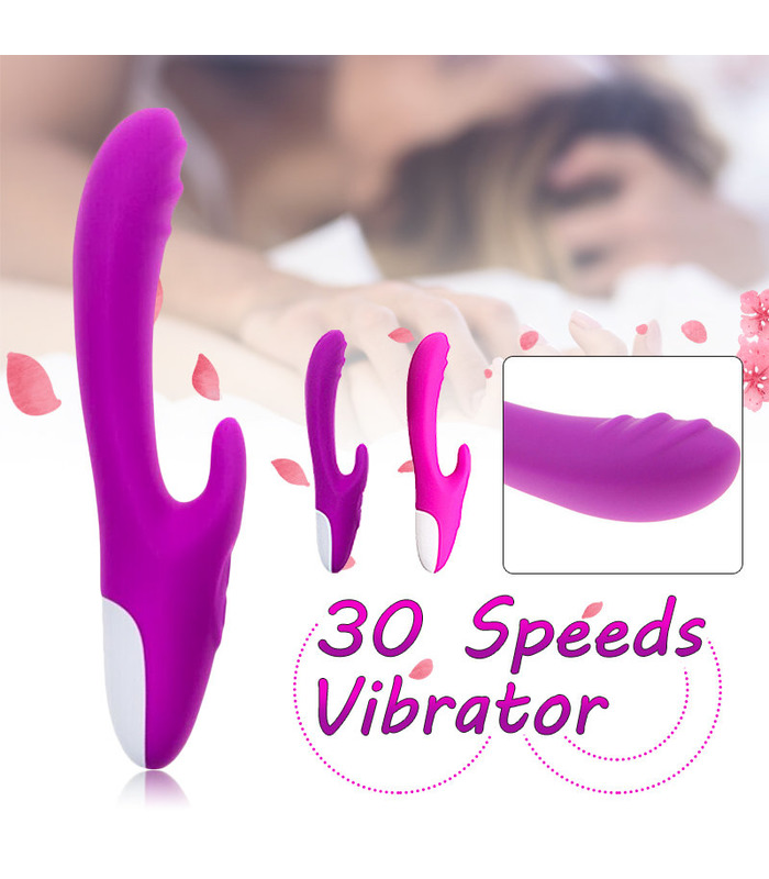 30 Frequenz Ripple Rose Mute-Rabbit Vibrator-Massagegerät