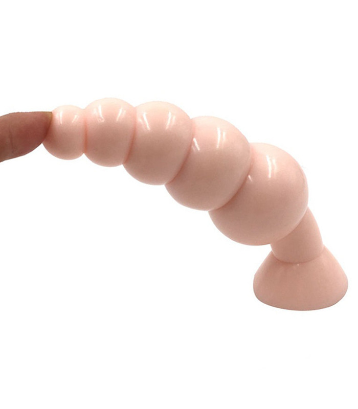 Gourd Strong Suction Soft Anal Beads Butt Plug