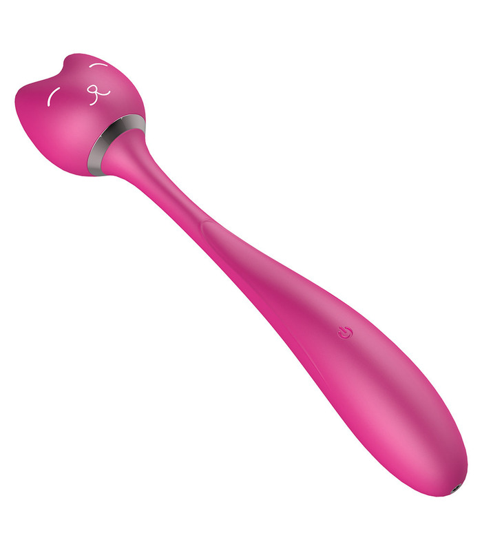 9 Häufigkeit Süße Katze Dual Klitoris Und G-Punkt-Vibrator