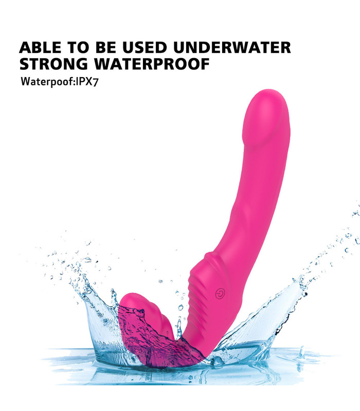 Doppel-Kopf Strapless Strap on-Dildo, G-Punkt Vibratoren, Lesbisch