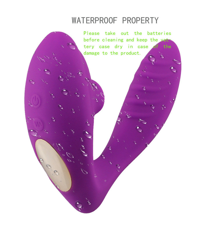Wireless Clitoral Suction Vibrator Wearable Clit Sucker G Spot Massage Female Sex Toy - Purple