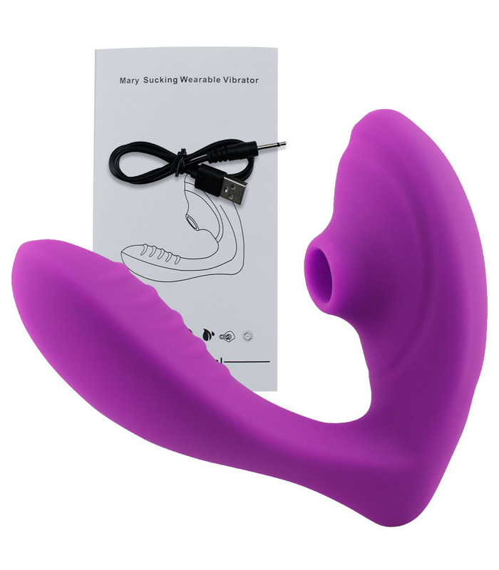 Wireless Klitoris-Saug-Vibrator Tragbar Clit Sucker G-Punkt Massage Weibliche Sex - Spielzeug- Lila