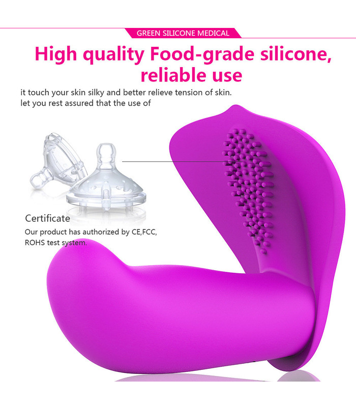 Colorful Shell Wireless Remote Control Vibrator G-Spot and Clit Stimulation
