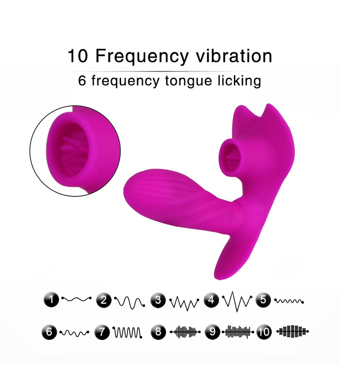 Heizung Unsichtbar Tragbar Vibrator Wireless Remote Frauen Klitoris Lecken Wasserdichte Sex-Spielzeug