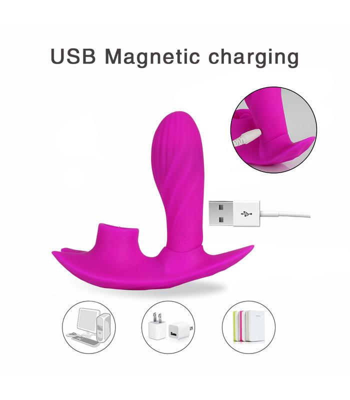 Heizung Unsichtbar Tragbar Vibrator Wireless Remote Frauen Klitoris Lecken Wasserdichte Sex-Spielzeug