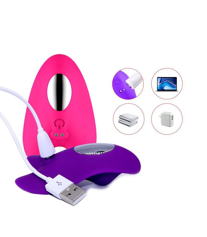EBBY Tragbar Klitoris-Massagegerät Lippenstift-Form-Remote Control Vibrator