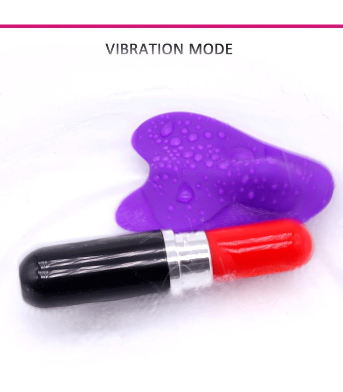 EBBY Tragbar Klitoris-Massagegerät Lippenstift-Form-Remote Control Vibrator