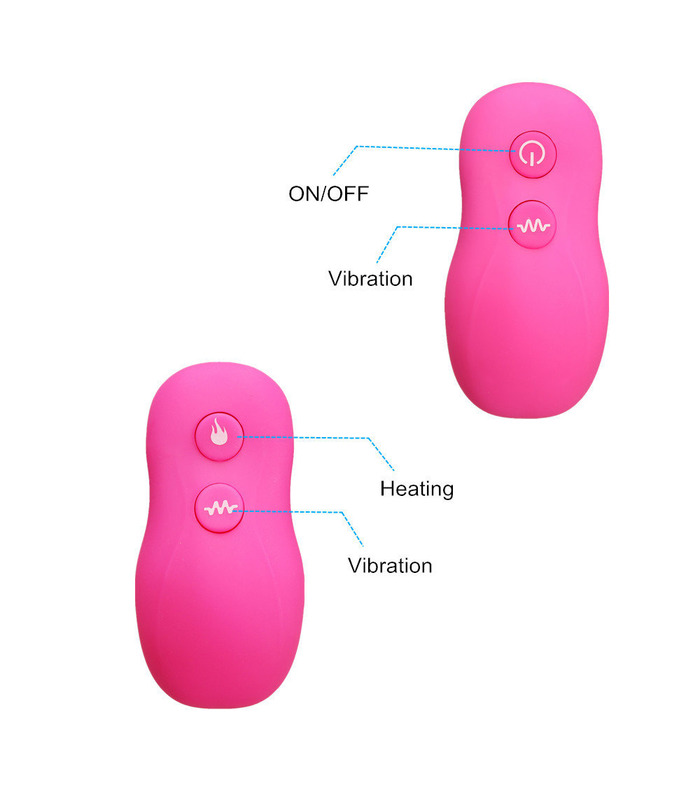 WLAN-12 Geschwindigkeiten Die Wärme Wal-C-Typ Wearable-Vibratoren, Sex-Spielzeug Für Frauen