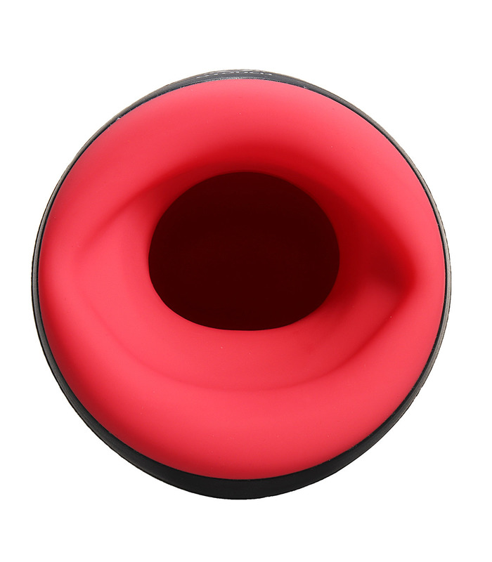 Lächeln Wiederaufladbare Erwärmung Blow Job Männlichen Masturbator Pocket Pussy Mund