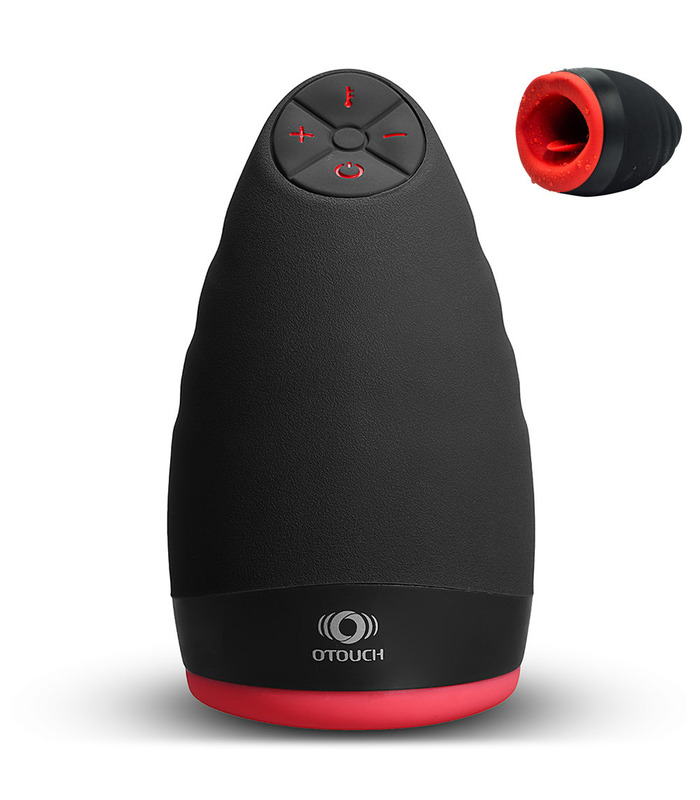 Smile Rechargeable Warming Blow Job Male Masturbator Pocket Pussy Mouth