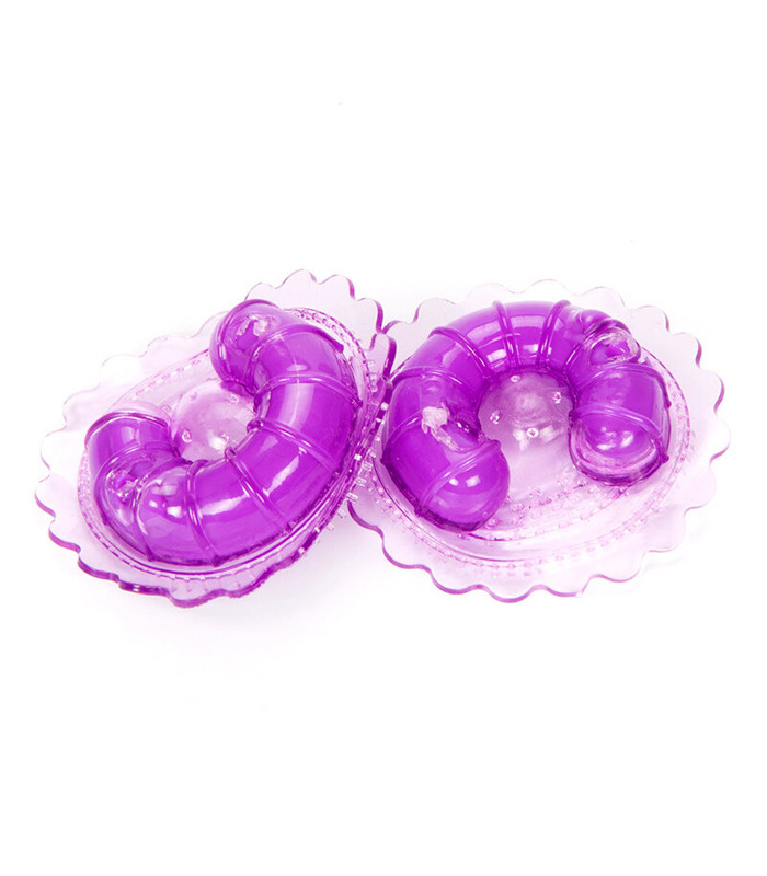 Wearable Vibrating Nipple Toys Nipple Play Massager nipple tease Female Sex Toys Adult Games - Purple