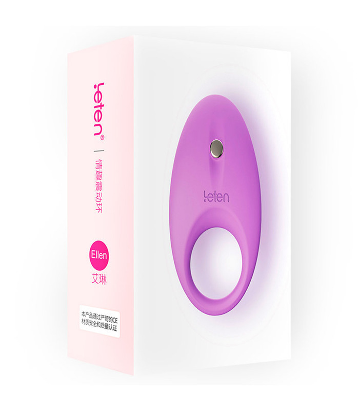 Leten Zunge Clit Stimulation Vibrierende Hahn-Ring*2