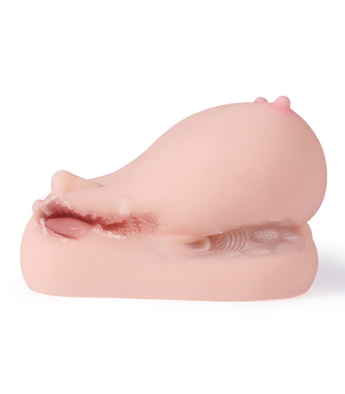 Artificial Vagina Male Masturbator Mold Double Hole Yin Double Breasts Doll Adult Sex Toys Lifelike Pussy Vagina—The queen