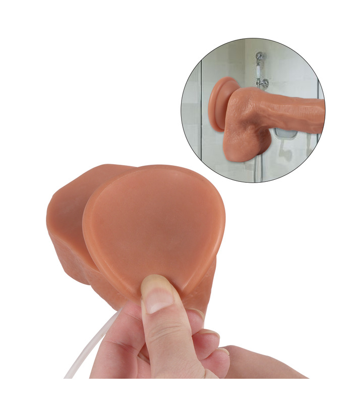 Die Höhe der super-simulation-dildo mit 7-Zoll-spray penis Frau sex masturbation sex-Spielzeug für Erwachsene Artikel