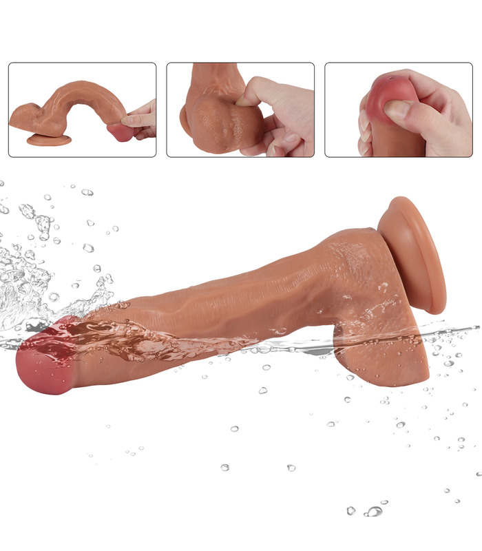 The height of the super simulation dildo 7-inch spray penis female sex masturbation sex toy adult articles