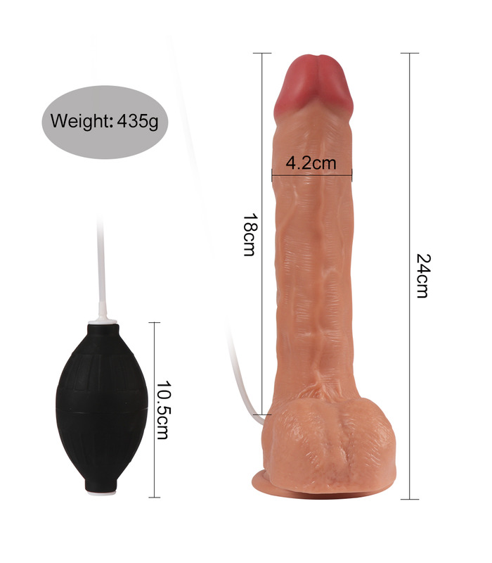 The height of the super simulation dildo 7-inch spray penis female sex masturbation sex toy adult articles