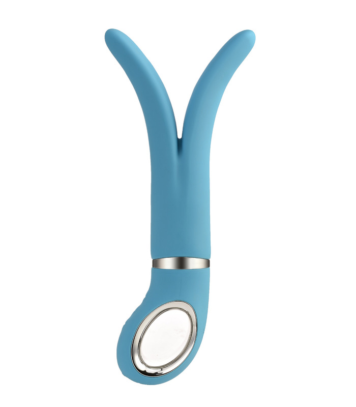 Y-Form Klitoris-Vibrator-Vagina-Penetration Und G-Punkt Massage Sex-Spielzeug, Spiele Für Erwachsene