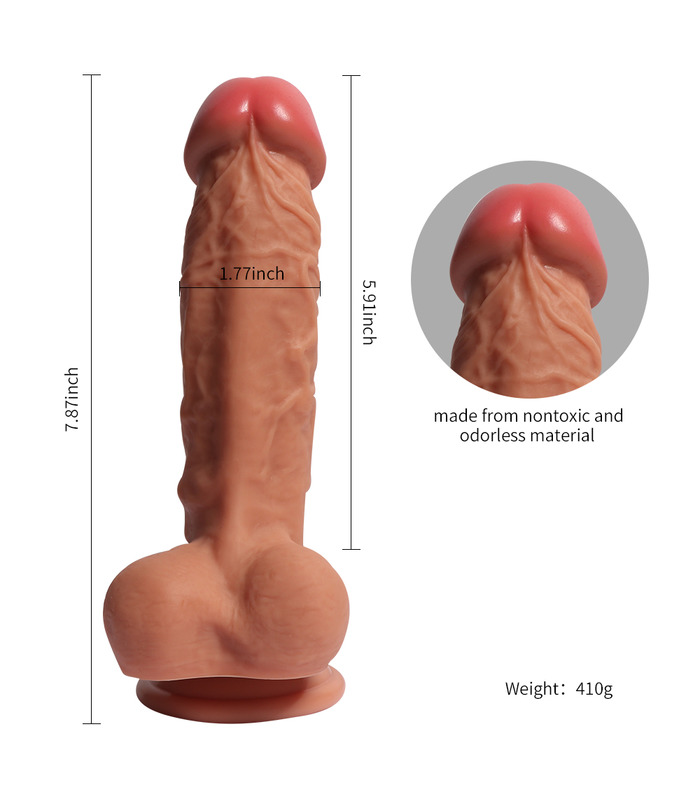 Simulation female masturbator double - layer feel silicone material simulation penis