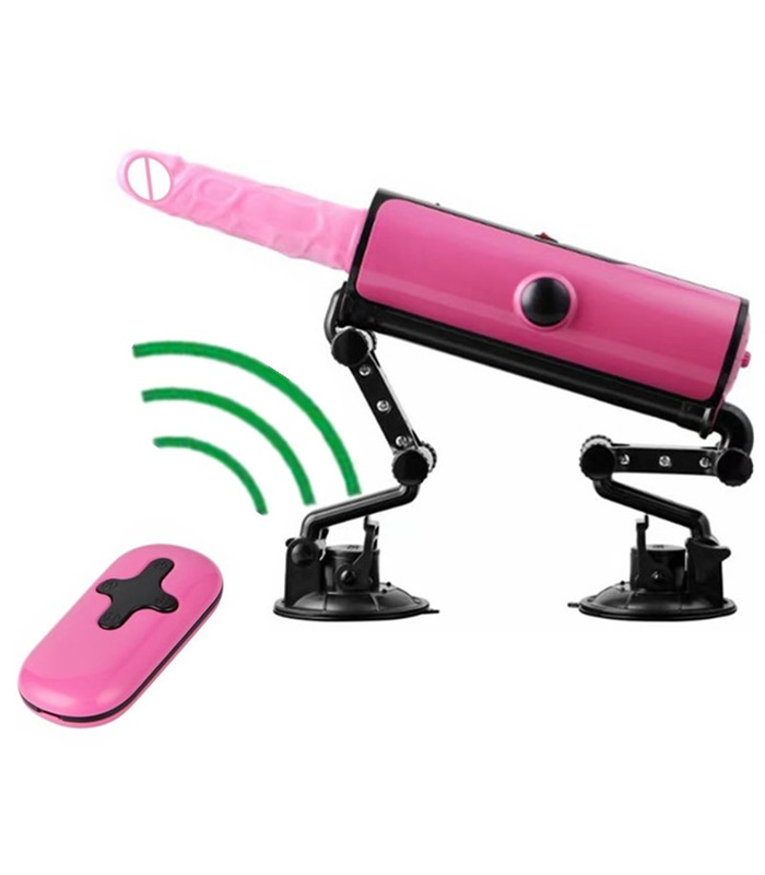 Pink Sex Machine Automatic Thrusting Massage Love Machines Clitoral Stimulator Wireless Remote Control Vibrators for Women