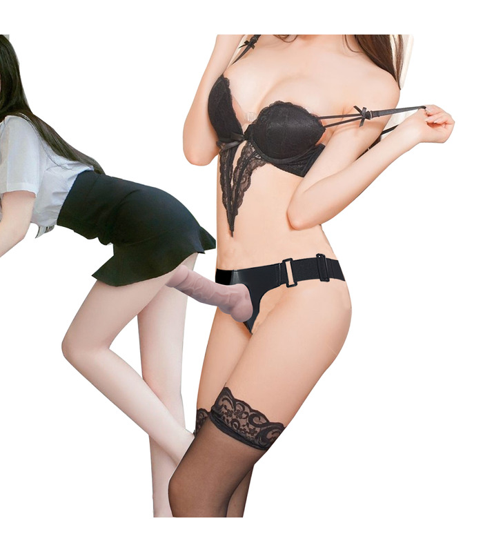 Strapon Strap On Male Dildo Elastic Band Woman Lesbian Sex Toy Vagina Massager Realistic Penis Big Suction Cup