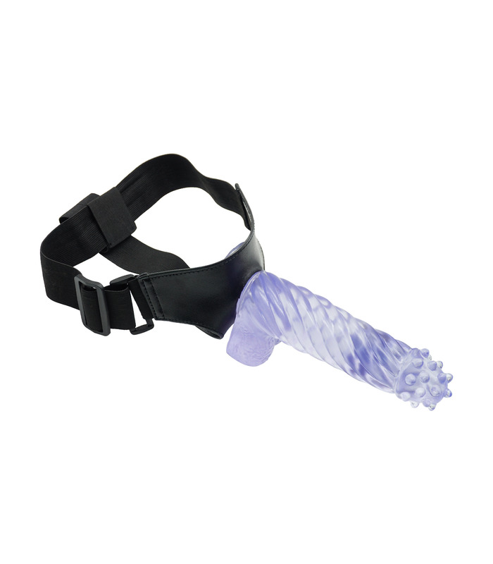 Lesbian Strap On Dildo Leather Panty Anal Plug Cock Knickers Double Silicone Realistic Penis