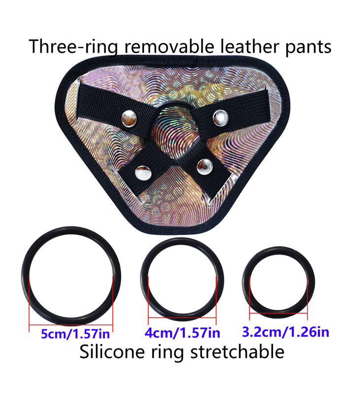 Adjustable Leather Panties Strap On Dildo Ultra Harness For Lesbian Silicone Strapon Penis  Elastic Straps