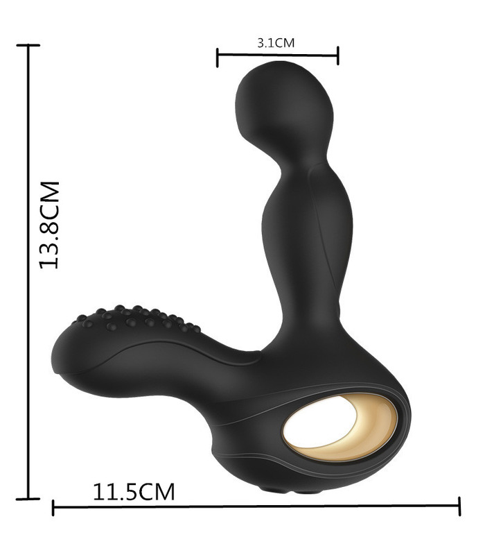 360 ° - Drehung Intelligente Heizungs-Prostata Massager Wireless Remote 10 Vibrierende Anal-Plugs G-Punkt-Stimulation