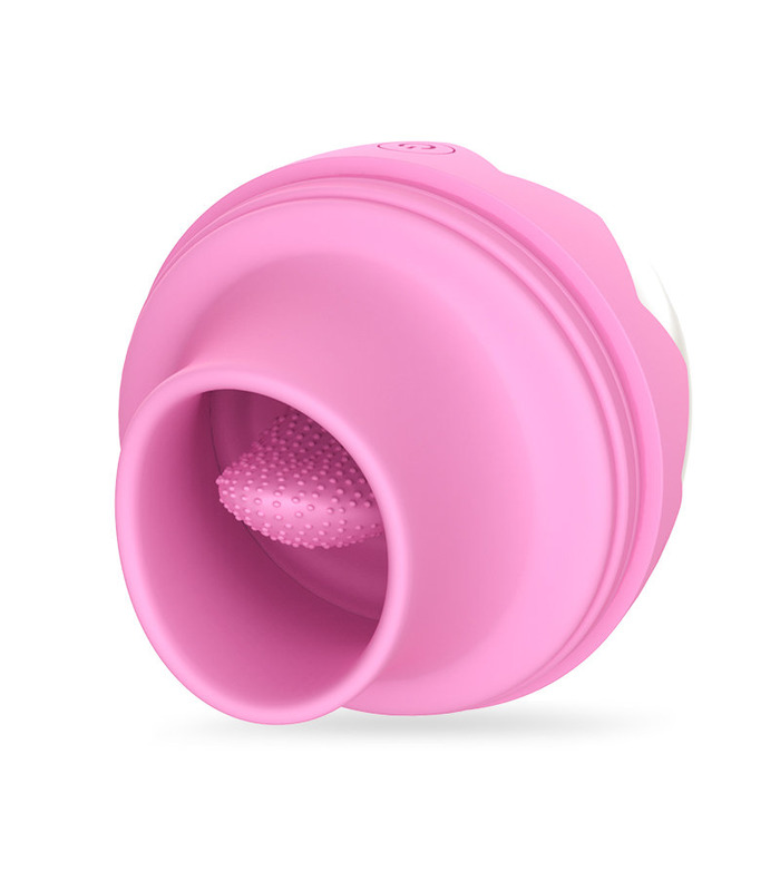 Klitoris-Stimulation Zunge Vibrator Lecken Heizung Vibrierenden Multi-Funktions-Massagegerät für Frauen - Pink