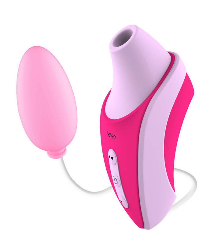 Leten Klitoris-Saug-Vibrator-Clit Massage Rechargeable Vibrating Love Egg Rabbit Dildo