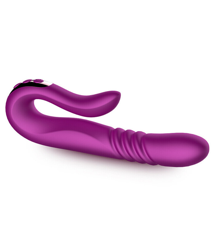 Deluxe Thruster 360-Grad-Drehung Teleskop-Heizung-Anal-G-Punkt Vibrator