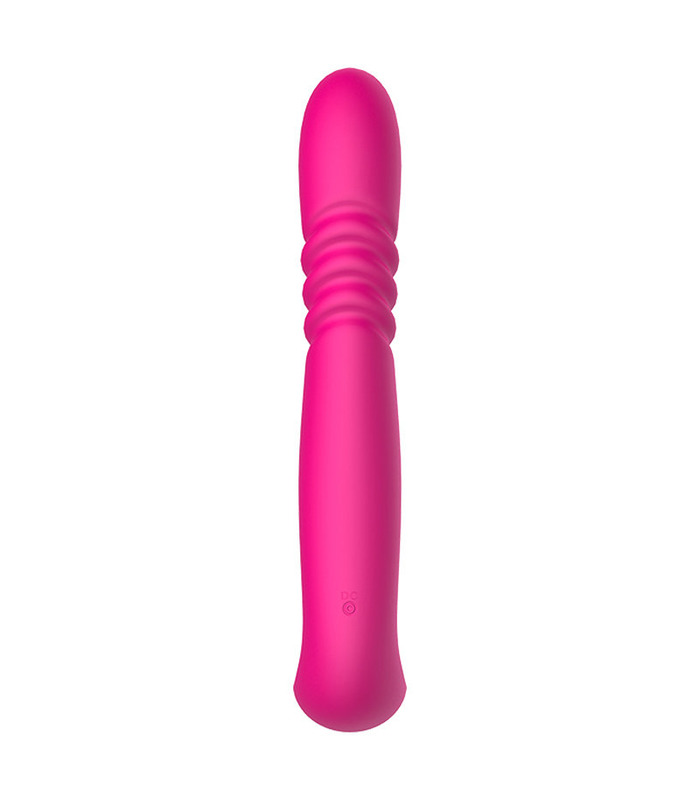 Deluxe Thruster 360 Degree Rotation Telescopic Heating Anal G Spot Vibrator
