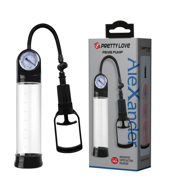 Männliche Penisvergrößerung Vakuum Pumpe Penis Extender Mann, Sex Toys Penis Enlarger - Schwarz