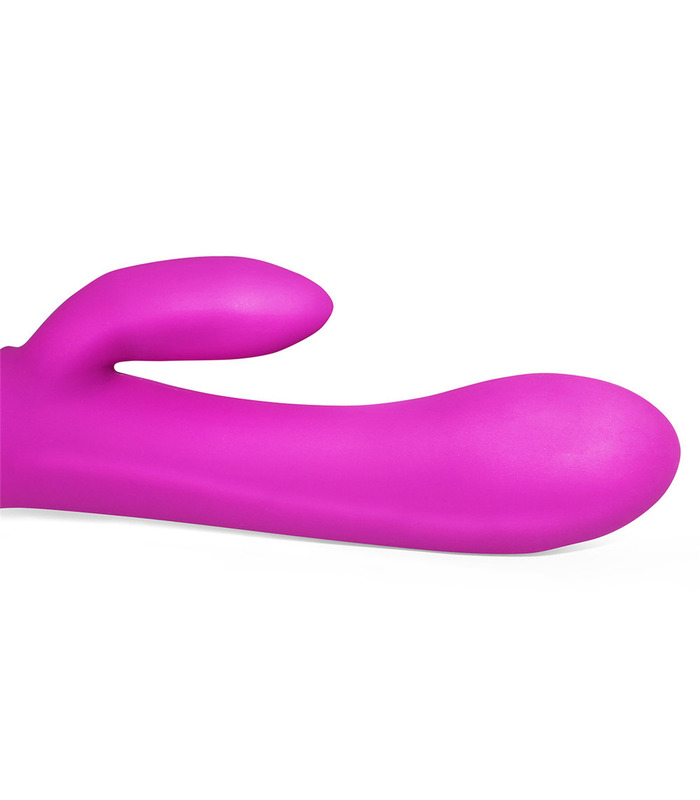 SEXTHROB Handheld Double Vibrating Rabbit Vibrators AV Clit Massager - Rose