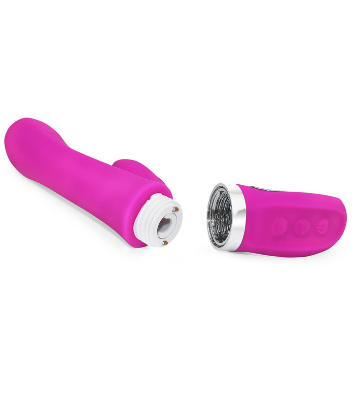 SEXTHROB Handheld Double Vibrating Rabbit Vibrators AV Clit Massager - Rose